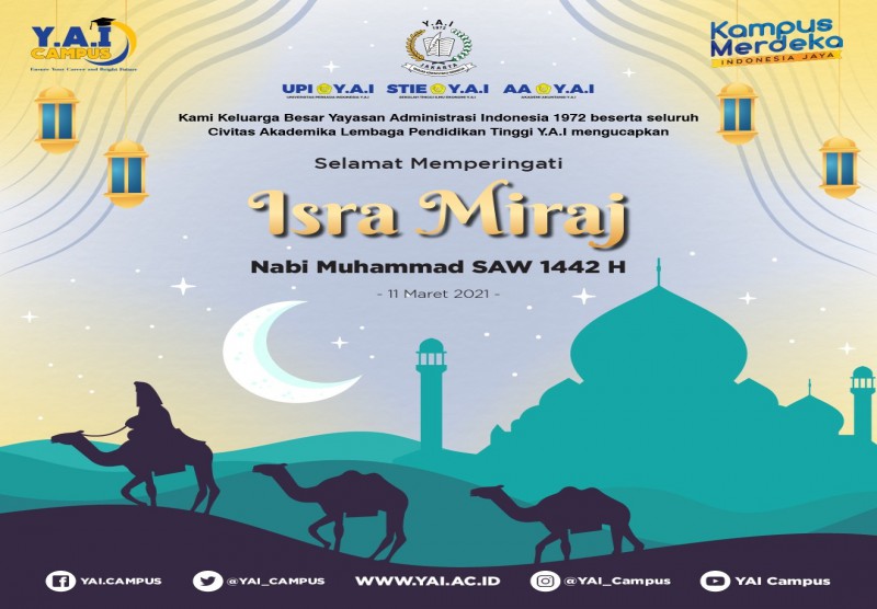 Memperingati Isra Miraj Nabi Muhammad SAW 1442H