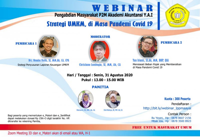 Webinar Strategi UMKM di Masa Pandemi Covid 19