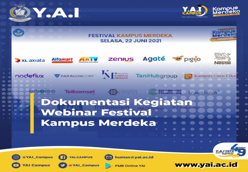 Dokumentasi Kegiatan Webinar Festival Kampus Merdeka