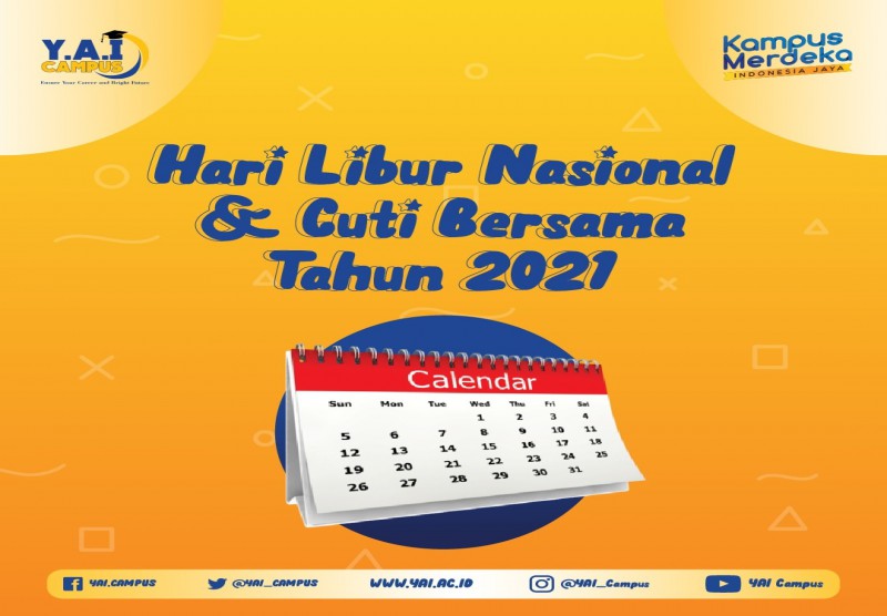 Hari Libur Nasional dan Cuti Bersama Tahun 2021