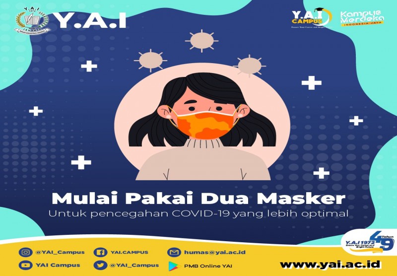 Mulai Pakai Dua Masker